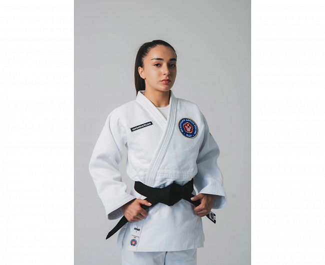 Кимоно для дзюдо Clinch Judo Gold FDR белое фото 15