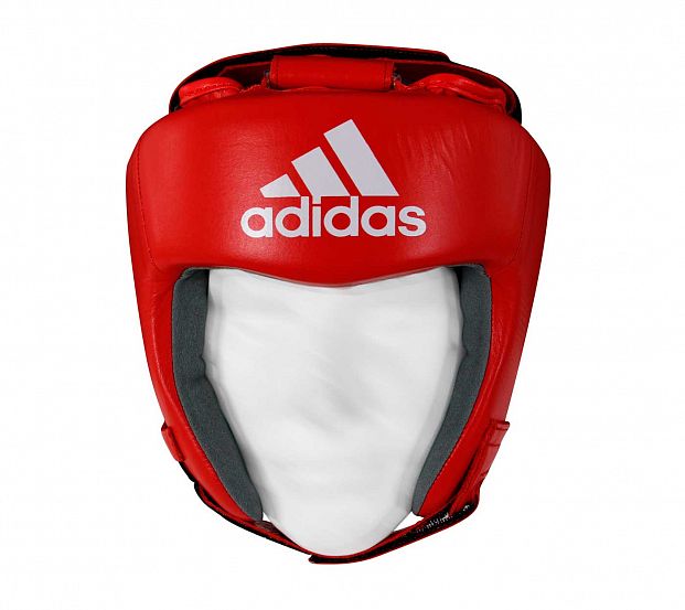 Шлем боксерский AIBA красный фото 7