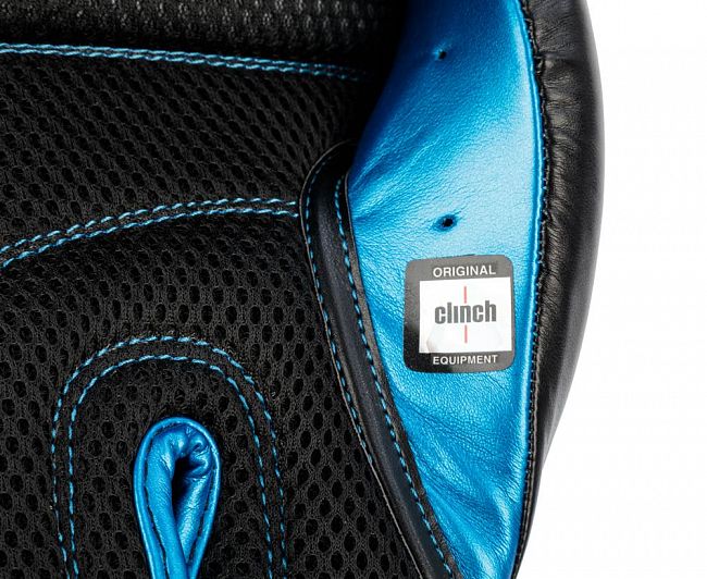Перчатки боксерские Clinch Aero 2.0 сине-черные фото 7