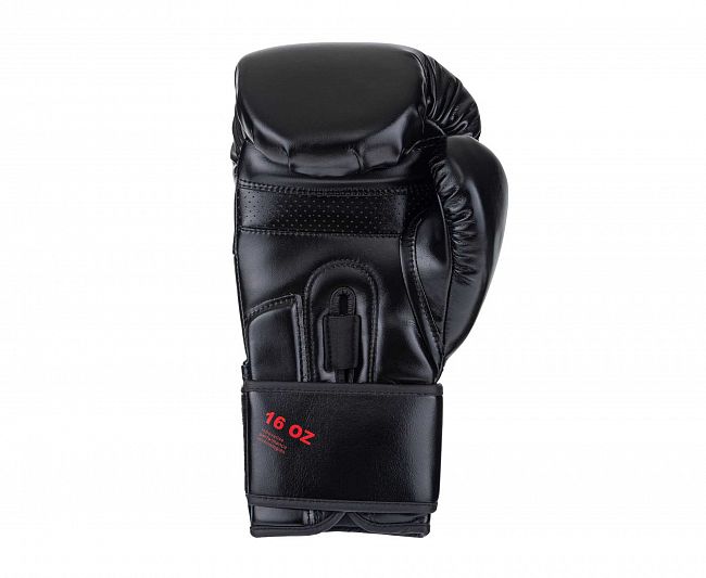 Перчатки боксерские Clinch Pro NF черно-красные фото 4