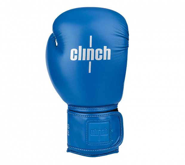 Перчатки боксерские Clinch Fight 2.0 сине-белые фото 2