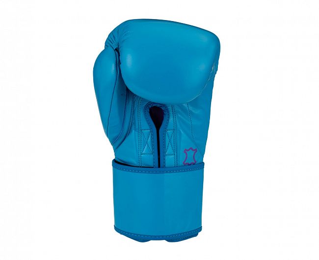 Перчатки боксерские Clinch Undefeated светло-синие фото 4
