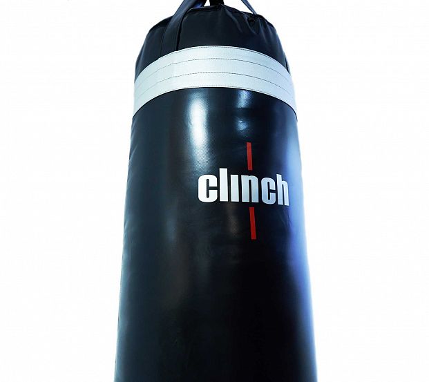 Мешок боксерский Clinch PU Profi & Durable120x45 см черный фото 2