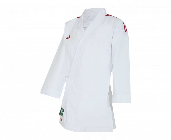 Кимоно для карате Kumite DNA WKF (2 куртки и 1 брюки) белое фото 16