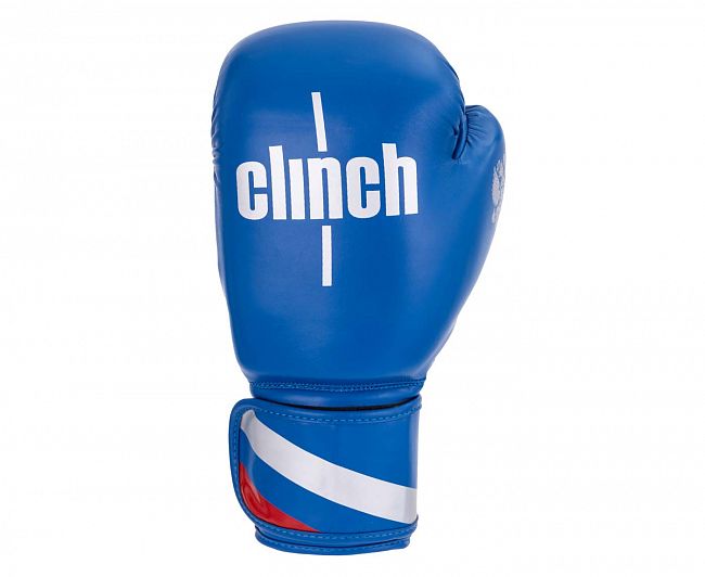 Перчатки боксерские Clinch Olimp синие фото 2