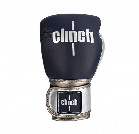 Перчатки боксерские Clinch Prime 2.0 темносине-серебристые фото 2