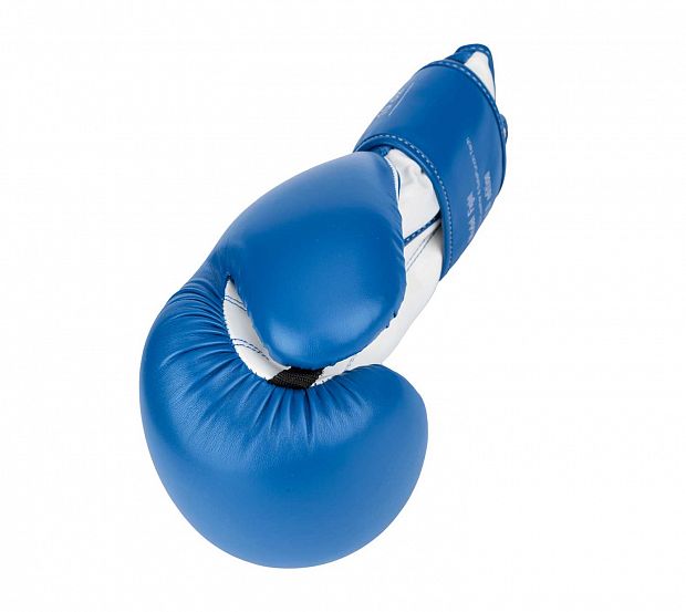 Перчатки боксерские Clinch Fight 2.0 сине-белые фото 5