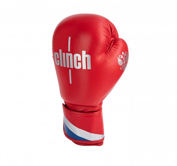 Перчатки боксерские Clinch Olimp Plus красные фото 3
