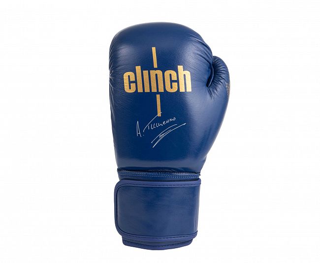 Перчатки боксерские Clinch Olimp Premium Алексей Тищенко синие фото 3