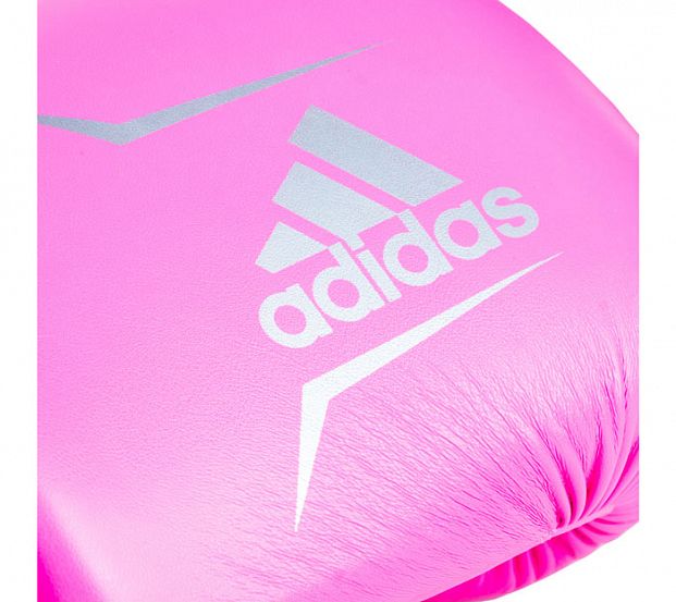 Перчатки боксерские Speed 50 розово-серебристые фото 7