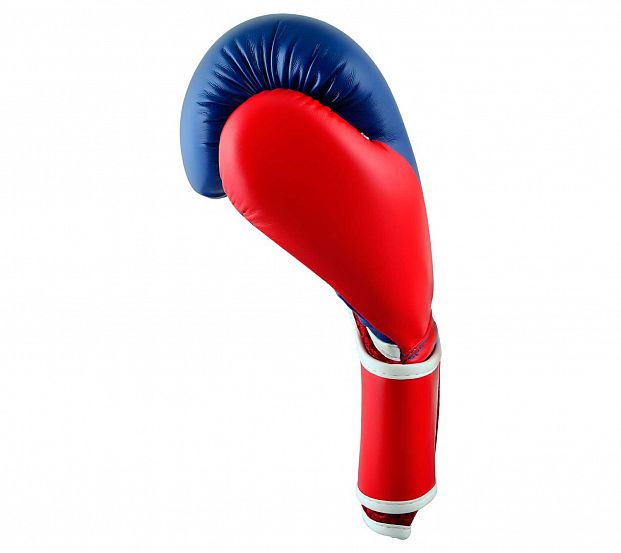 Перчатки боксерские Hybrid 150 сине-красные фото 5