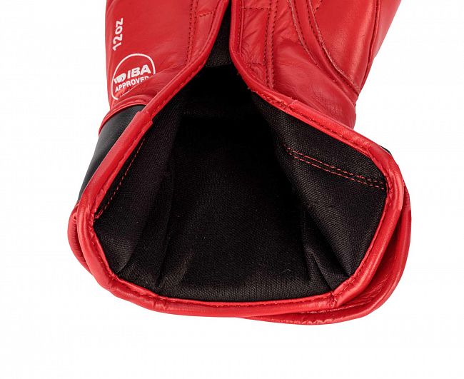 Перчатки боксерские IBA красные фото 11