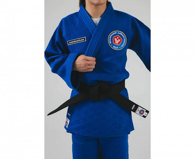 Кимоно для дзюдо Clinch Judo Gold FDR синее фото 20