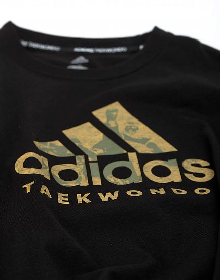 Футболка детская Badge of Sport T-Shirt Taekwondo Kids черно-золотая фото 3