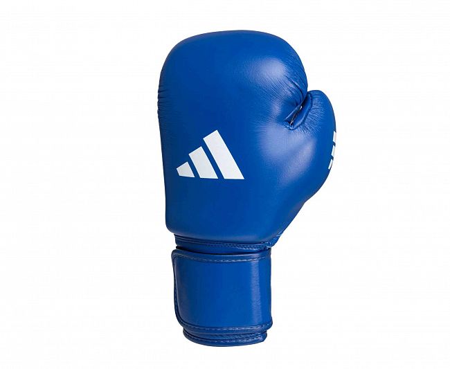 Перчатки боксерские IBA синие фото 4