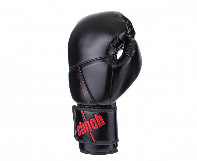 Перчатки боксерские Clinch Pro NF черно-красные фото 3