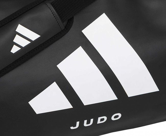 Сумка-рюкзак Training 2 in 1 PU Bag Judo M черно-белая фото 4