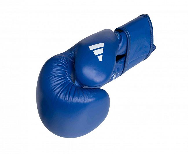 Перчатки боксерские IBA синие фото 7