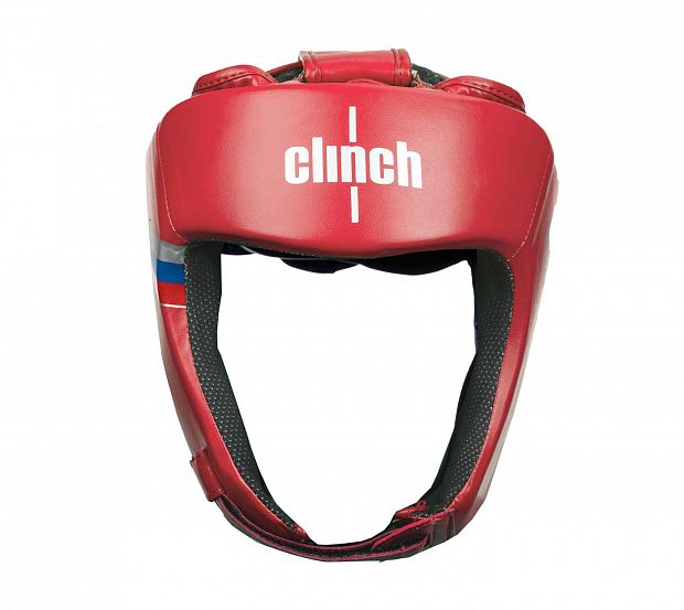 Шлем боксерский Clinch Olimp Dual красный фото 2
