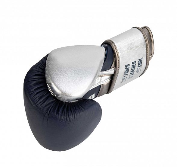 Перчатки боксерские Clinch Prime 2.0 темносине-серебристые фото 5