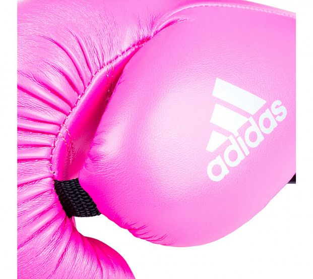 Перчатки боксерские Speed 50 розово-серебристые фото 8