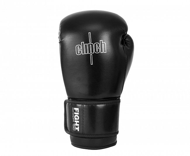 Перчатки боксерские Clinch Fight 3.0 черные фото 2