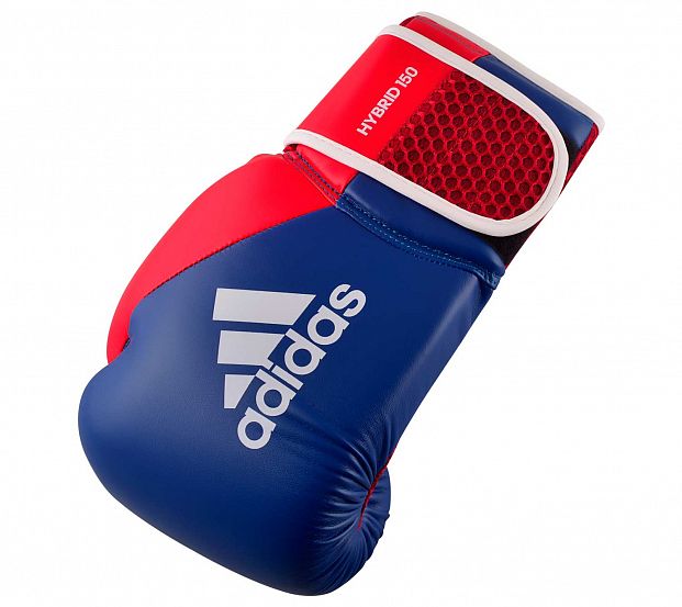 Перчатки боксерские Hybrid 150 сине-красные фото 9