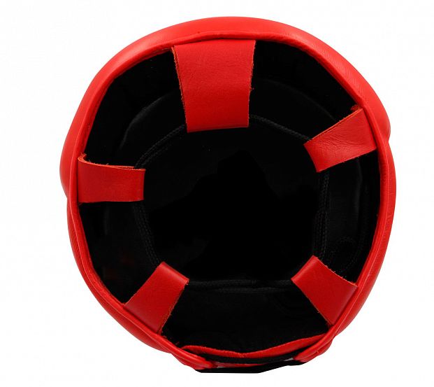Шлем боксерский AdiStar Pro Headgear красно-зеленый фото 5