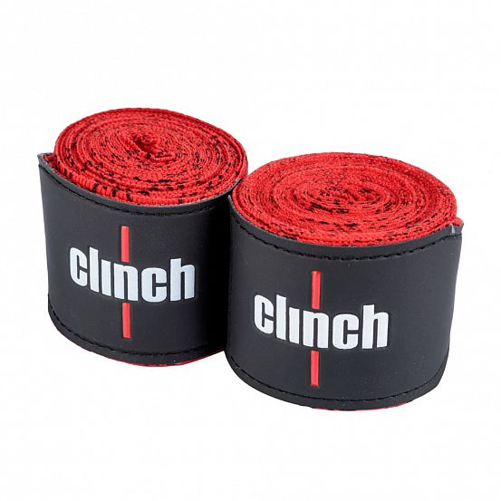 Бинты эластичные Clinch Boxing Crepe Bandage Tech Fix красные фото 2