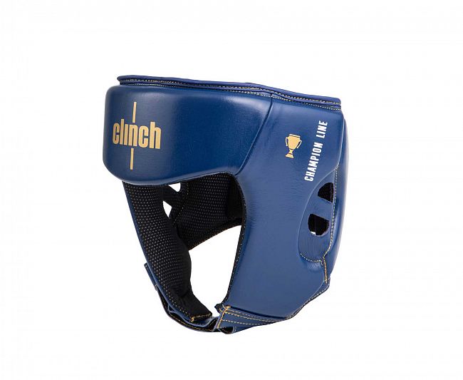 Шлем боксерский Clinch Olimp Premium Champion Line синий фото 3