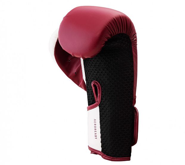 Перчатки боксерские Hybrid 150 бордово-белые фото 10