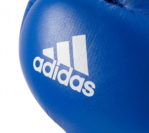 Перчатки боксерские AIBA синие фото 7