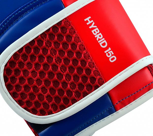 Перчатки боксерские Hybrid 150 сине-красные фото 12