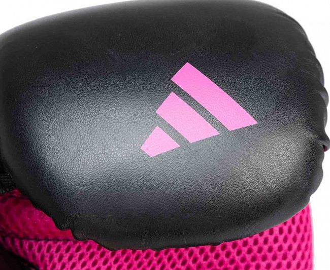 Перчатки боксерские Hybrid 80 черно-розовые фото 10