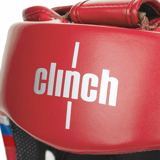 Шлем боксерский Clinch Olimp Dual красный фото 7