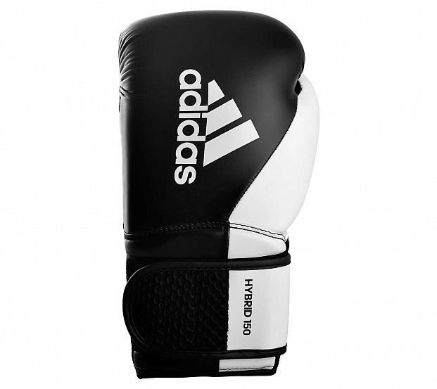 Перчатки боксерские Hybrid 150 черно-белые фото 2