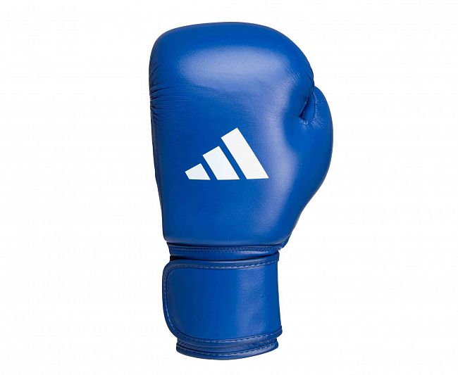 Перчатки боксерские IBA синие фото 2
