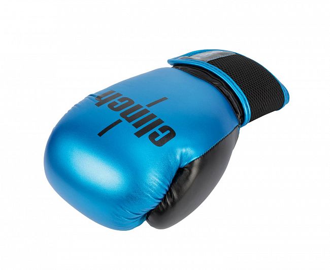 Перчатки боксерские Clinch Aero 2.0 сине-черные фото 6