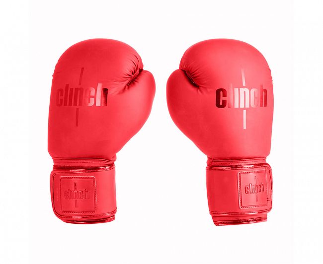 Перчатки боксерские Clinch Mist красные фото 2