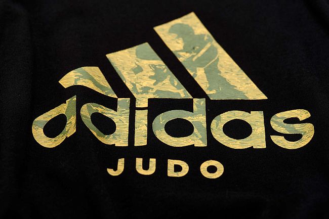 Футболка Badge of Sport T-Shirt Judo черно-золотая фото 2