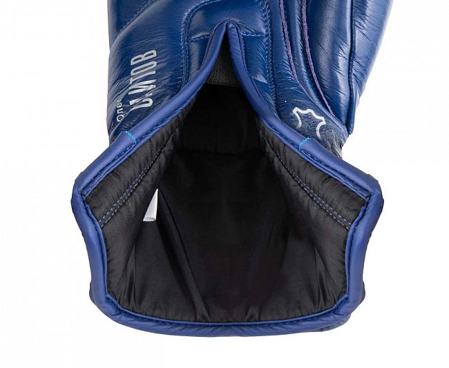 Перчатки боксерские Clinch Olimp Premium Олег Саитов синие фото 11