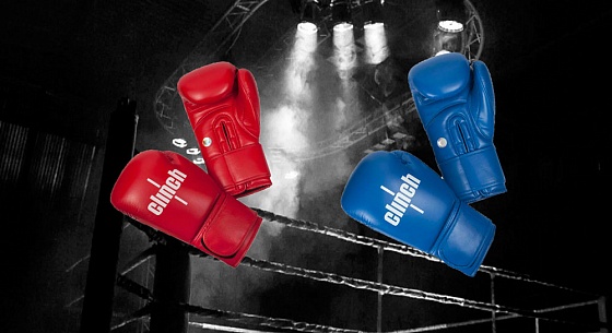Боксерские перчатки Clinch Olimp одобренные Федерацией Бокса России. 
