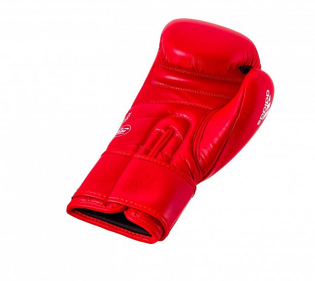 Перчатки боксерские AIBA красные фото 12