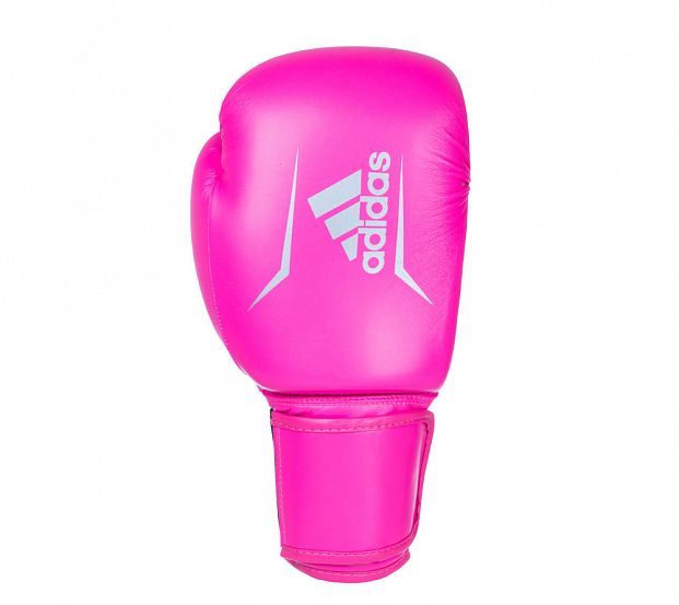 Перчатки боксерские Speed 50 розово-серебристые фото 2