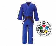 Кимоно для дзюдо Champion 2 IJF Premium синее с белыми полосками