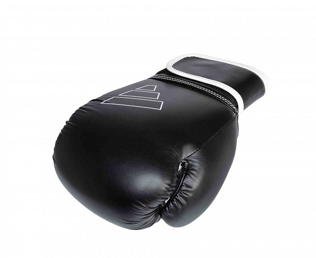 Перчатки боксерские Hybrid 80 черно-белые фото 6