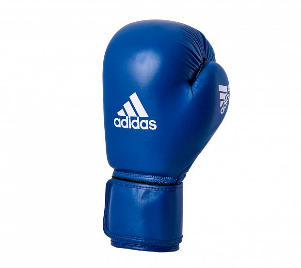 Перчатки боксерские AIBA синие фото 10
