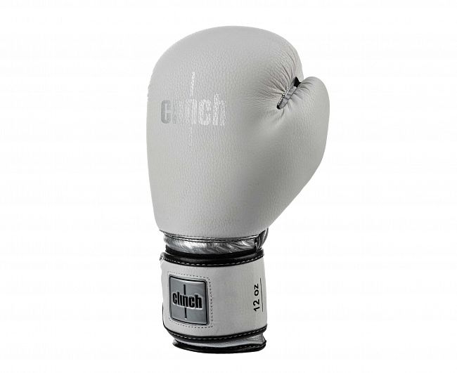 Перчатки боксерские Clinch Fight 2.0 бело-серебристые фото 3
