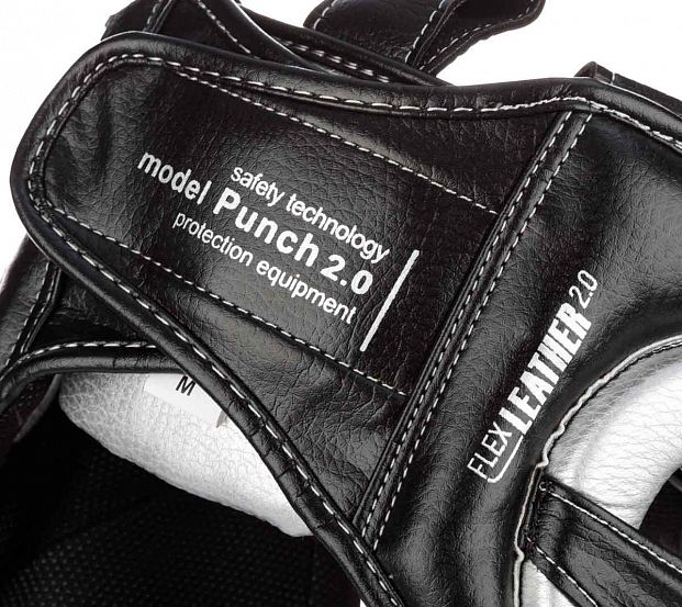 Шлем боксерский Clinch Punch 2.0 Full Face черно-серебристый фото 5