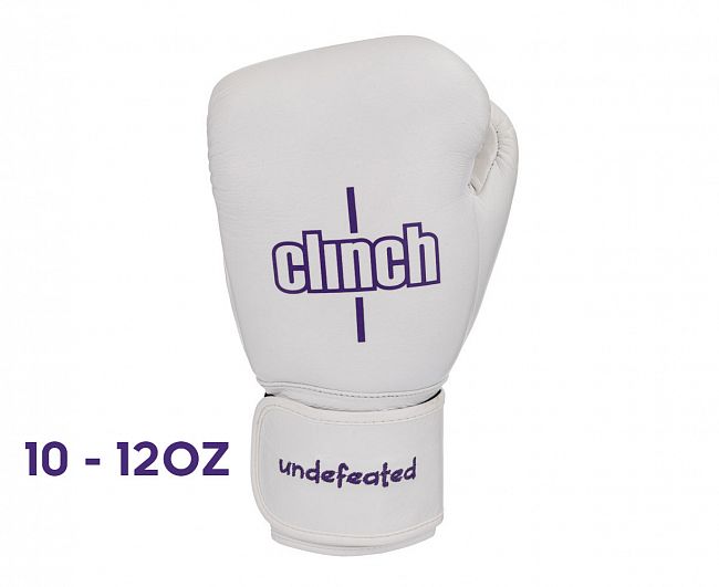 Перчатки боксерские Clinch Undefeated белые фото 8